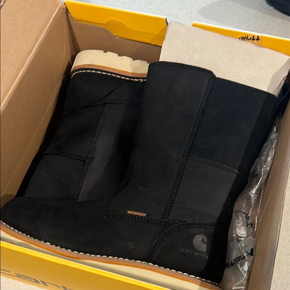 Carhartt wellington wedge Boot black Waterproof Boots